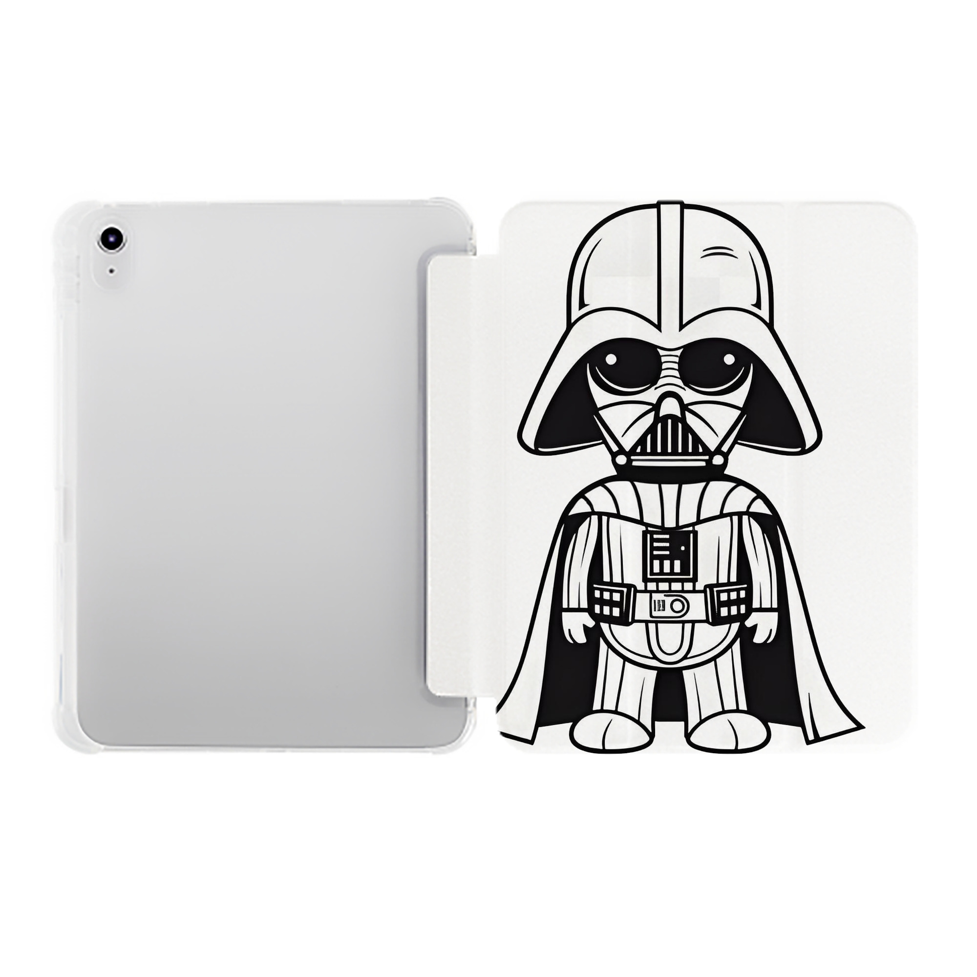（画像用） スター・ウォーズ Star Wars IPad ケース ペン収納付き 三つ折りスタンド PUレザー×シリコン 対応機種9.5/10.5/10.9インチ